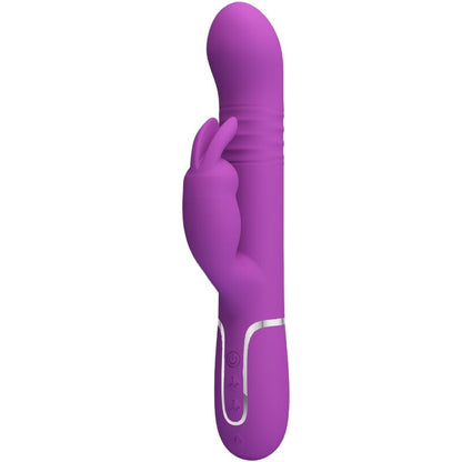PRETTY LOVE - COALE 4-I-1 MULTIFUNKSJONSKANINVIBRATOR LILLA