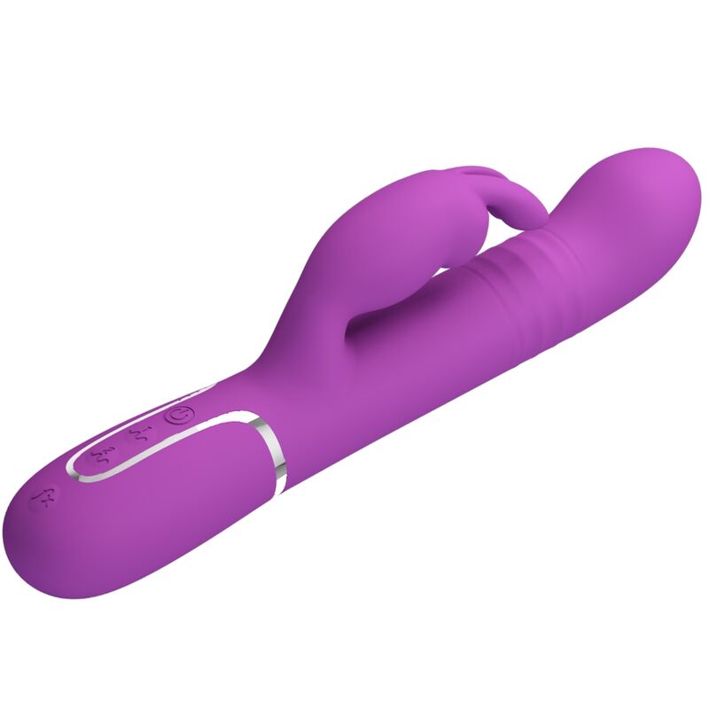 PRETTY LOVE - COALE 4-I-1 MULTIFUNKSJONSKANINVIBRATOR LILLA