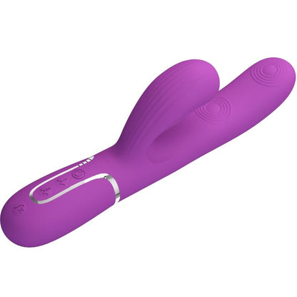 PRETTY LOVE - PERLITA 3-I-1 MULTIFUNKSJONSKANINVIBRATOR LILLA