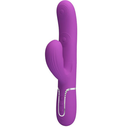 PRETTY LOVE - PERLITA 3-I-1 MULTIFUNKSJONSKANINVIBRATOR LILLA