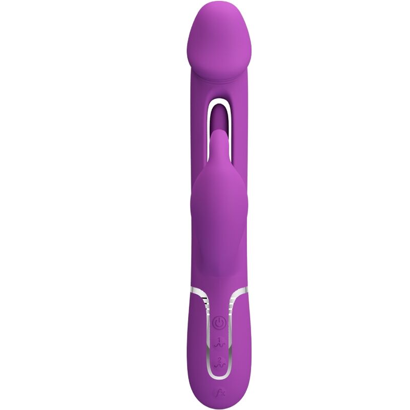 PRETTY LOVE - KAMPAS 3-I-1 MULTIFUNKSJONSKANINVIBRATOR LILLA