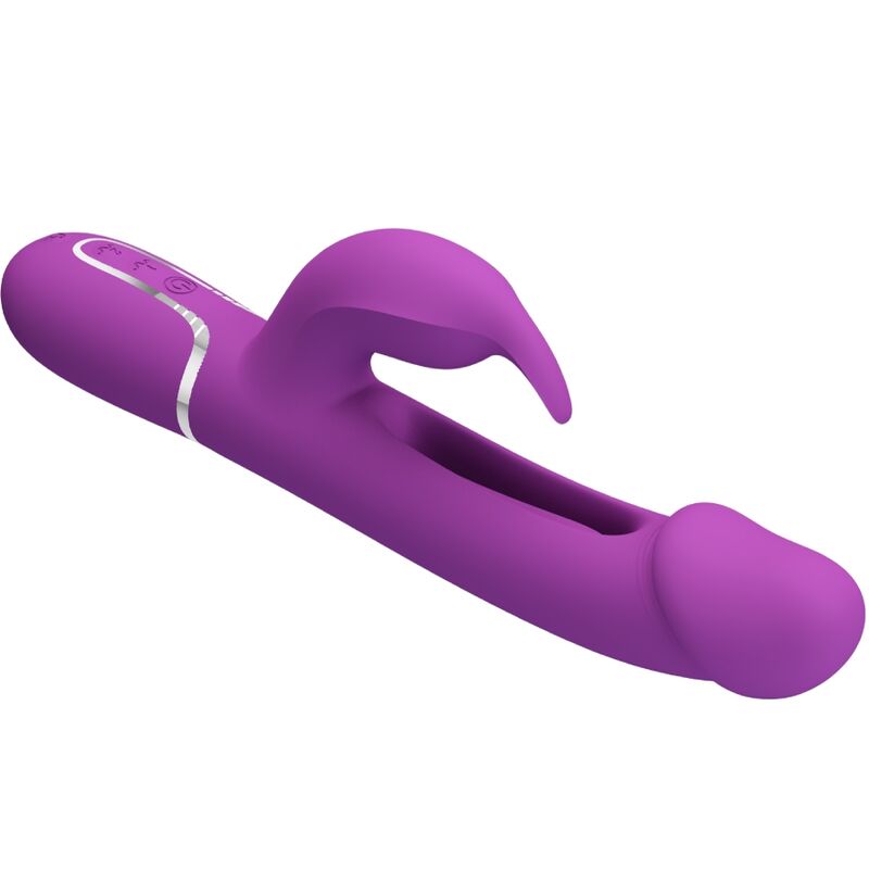 PRETTY LOVE - KAMPAS 3-I-1 MULTIFUNKSJONSKANINVIBRATOR LILLA