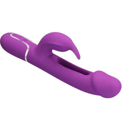 PRETTY LOVE - KAMPAS 3-I-1 MULTIFUNKSJONSKANINVIBRATOR LILLA