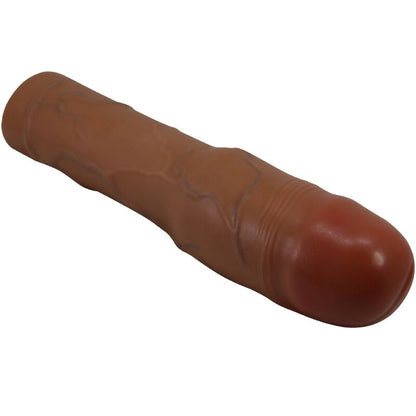 PRETTY LOVE - KYLIAN PENIS SLEEVE MED 7,6 CM FORLENGELSE MULATTO