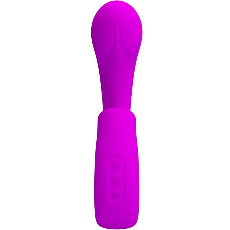 PRETTY LOVE - SIBEL SIBEL G-PUNKTSVIBRATOR + KLITORISSTIMULATOR 10 VIBRASJONER LILLA