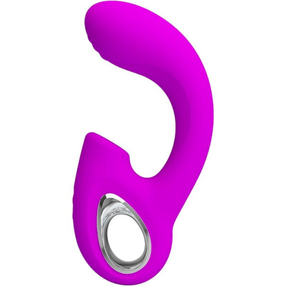 PRETTY LOVE - SIBEL SIBEL G-PUNKTSVIBRATOR + KLITORISSTIMULATOR 10 VIBRASJONER LILLA