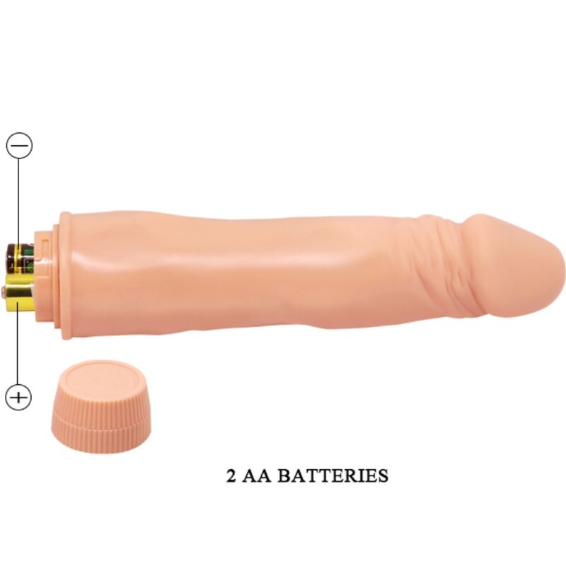 BAILE - DVERG REALISTISK VIBRATOR 21 CM KJØTT