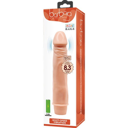 BAILE - DVERG REALISTISK VIBRATOR 21 CM KJØTT