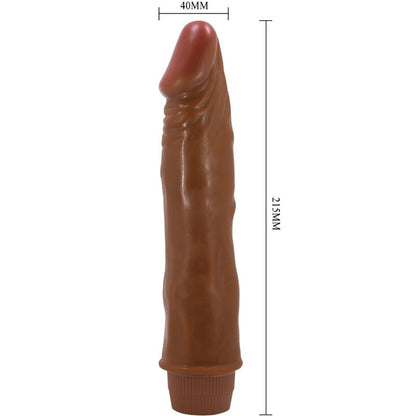 BAILE - DVERG REALISTISK VIBRATOR 21 CM MULATTO