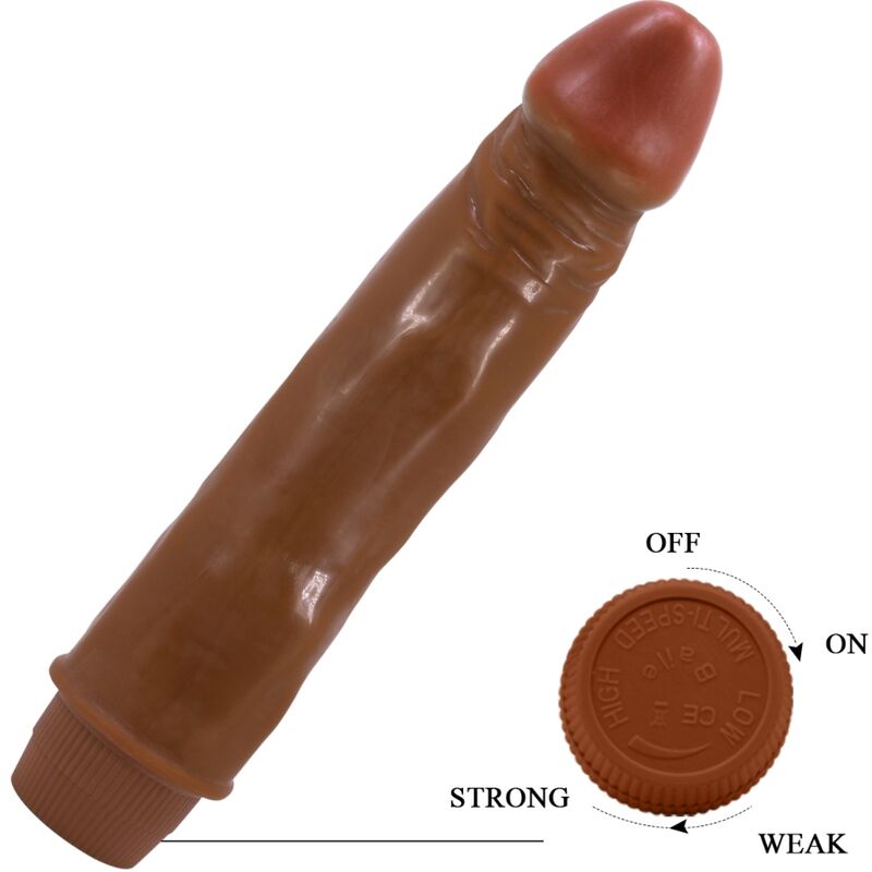 BAILE - DVERG REALISTISK VIBRATOR 21 CM MULATTO