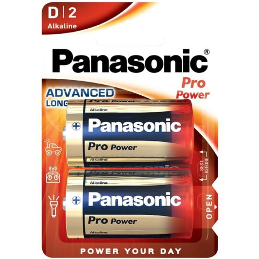 PANASONIC - PRO POWER ALKALISK D-BATTERI LR20 BLISTER*2