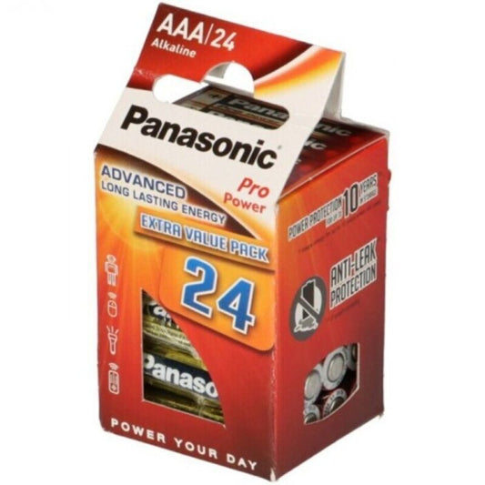 PANASONIC - PRO POWER ALKALINE AAA BATTERY LR03 PACK*24