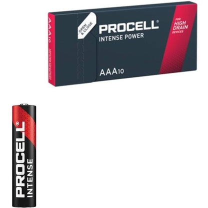 PROCELL - INTENSE POWER ALKALISKE LR03 AAA 1,5V BOKS*10
