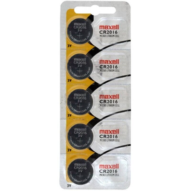 MAXELL - CR2016 3V LITHIUM BUTTON CELL BLISTER*5