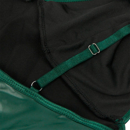 SUBBLIME - 955441 KJOLE MED GRØNNE SKINNSTROPPER L/XL