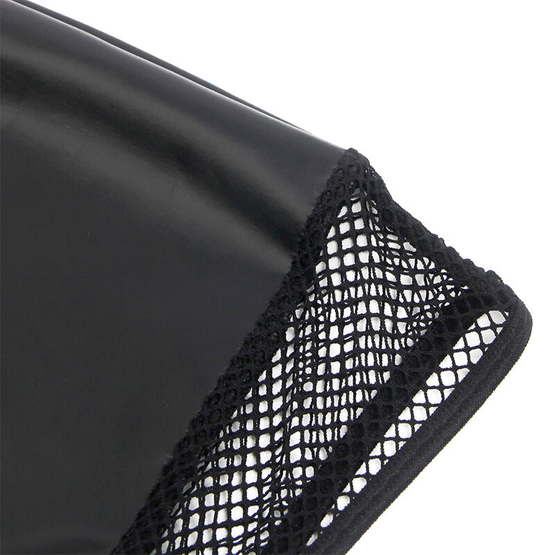 SUBBLIME - 955472 KJOLE MED HALTERNESKE OG TRANSPARENSER SVART S/M