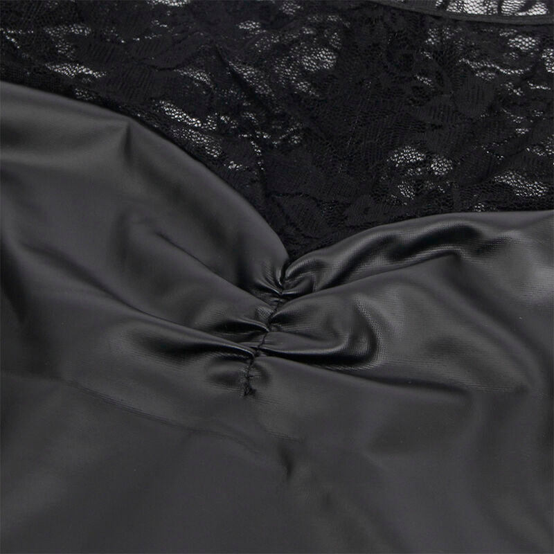 SUBBLIME - 955595 LANGERMET KJOLE MED SVART BLONDE S/M