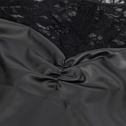 SUBBLIME - 955595 LANGERMET KJOLE MED SVART BLONDE S/M