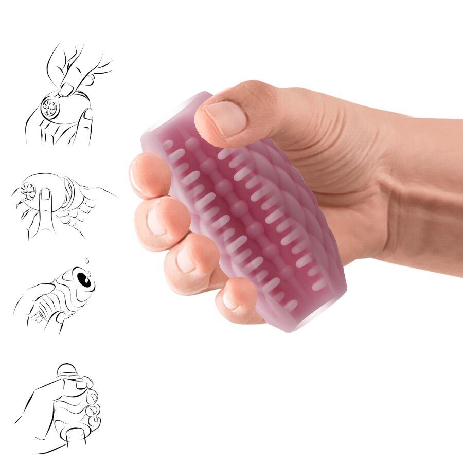 PRETTY LOVE - ATHENA EROS SILIKON MANNLIG MAsturbator ROSA