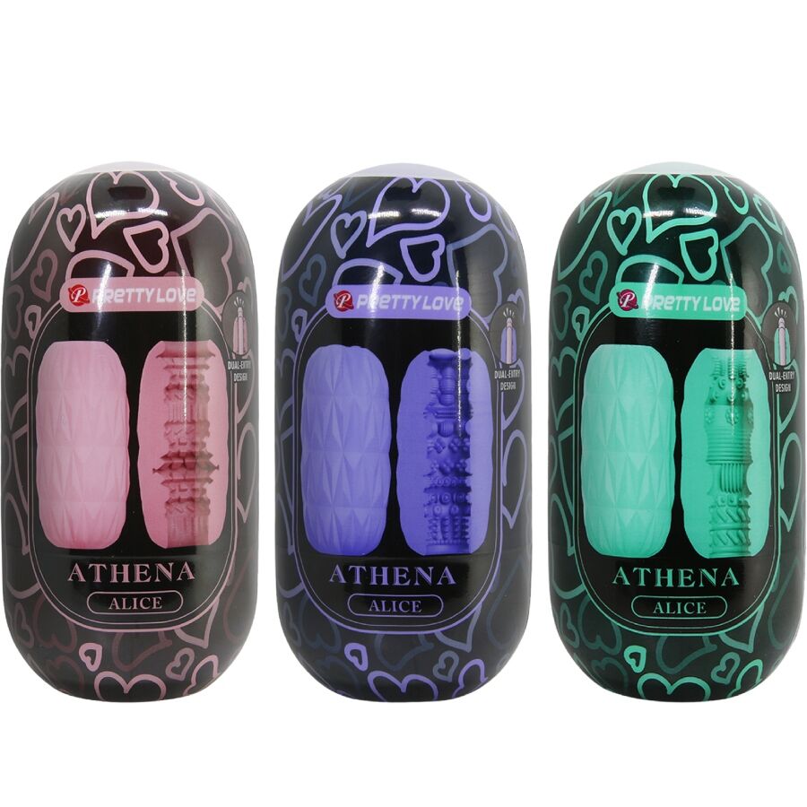 PRETTY LOVE - ATHENA ALICE PACK 15 VARIOUS MALE MASTURBATORS