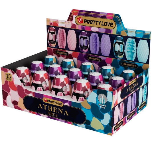 PRETTY LOVE - ATHENA EROS-PAKKE 15 FORSKJELLIGE MANNLIGE MAsturbatorene