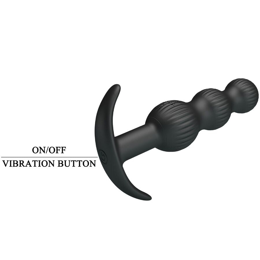 PRETTY LOVE - SIDNEY ANALVIBRATOR 10 VIBRASJONER SVART