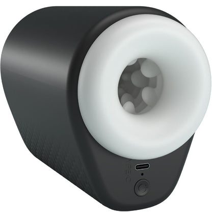 PRETTY LOVE - DJ GIRL MANNLIG MATURBATOR MED VIBRASJON 5 INNSTILLINGER SVART