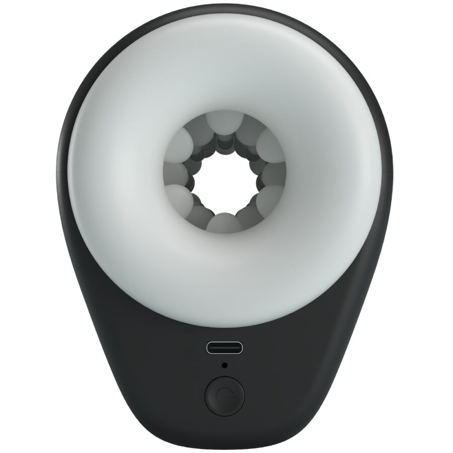 PRETTY LOVE - DJ GIRL MANNLIG MATURBATOR MED VIBRASJON 5 INNSTILLINGER SVART