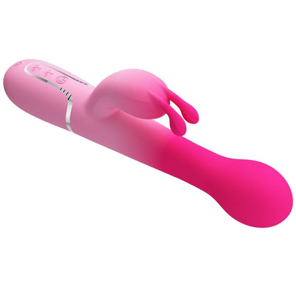 PRETTY LOVE - DEJON 3 IN 1 MULTIFUNCTION RABBIT VIBRATOR PINK
