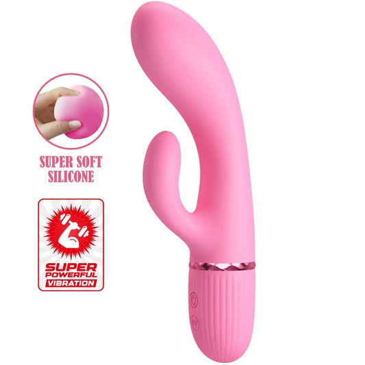 PRETTY LOVE - MARSKI RABBIT VIBRATOR & G-SPOT PINK