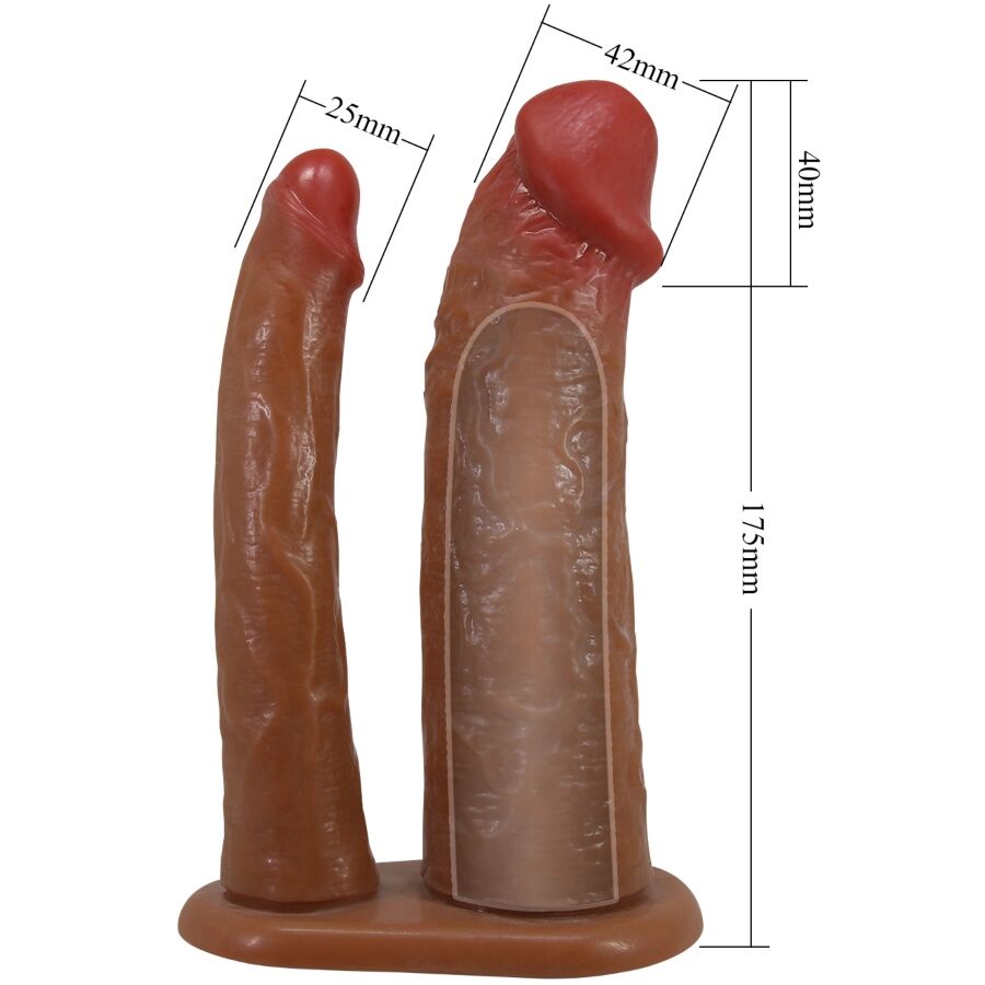 PRETTY LOVE - KEAVEN SELETRUSER UNIVERSELL OG KOMFORTABEL DOBBEL DILDO