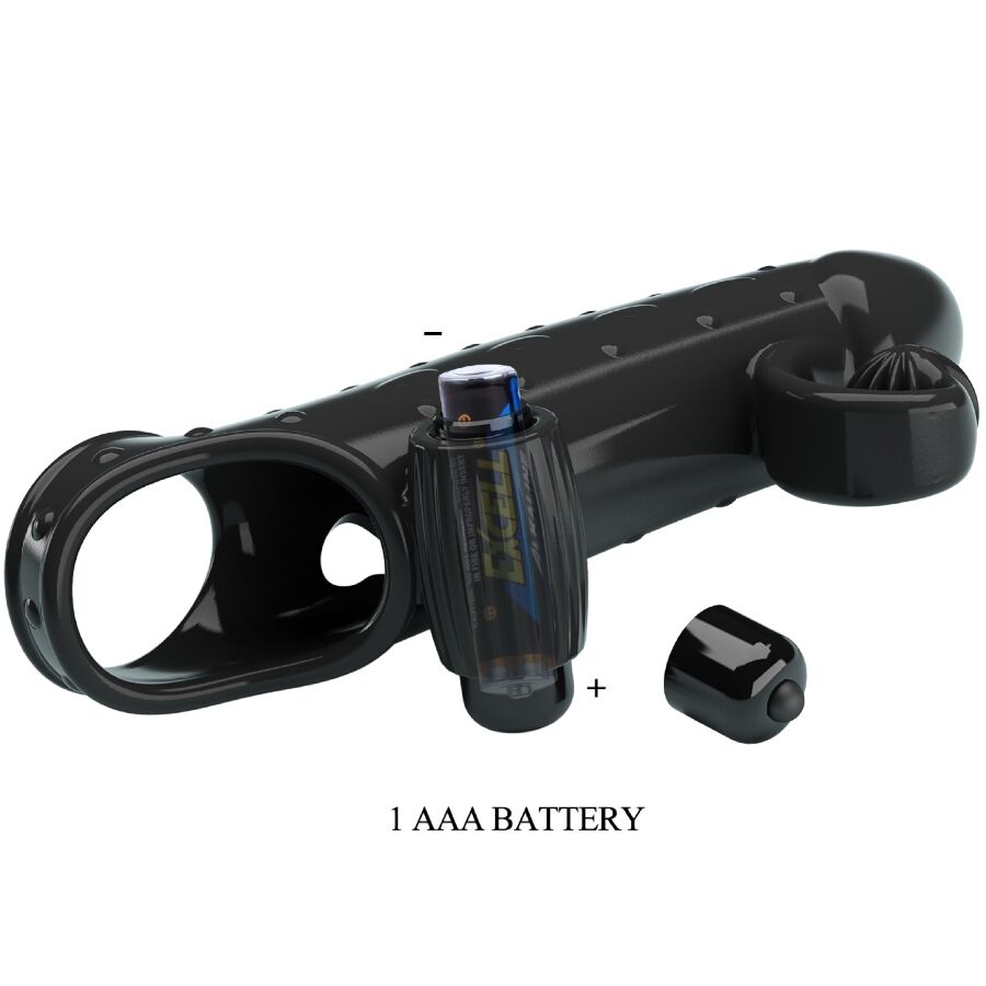 ROMANCE - VIBRERENDE PENISHYLSE SVART