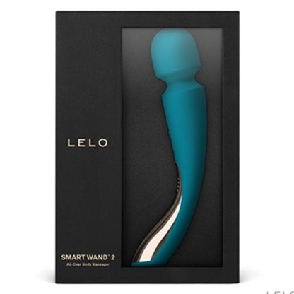 LELO - SMART MEDIUM WAND 2 HAVBLÅ MASSASJERAPPARAT