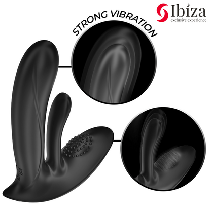 IBIZA - WEARABLE VIBRATOR WITH G-SPOT AND CLITORIS STIMULATION WITH REMOTE CONTROL