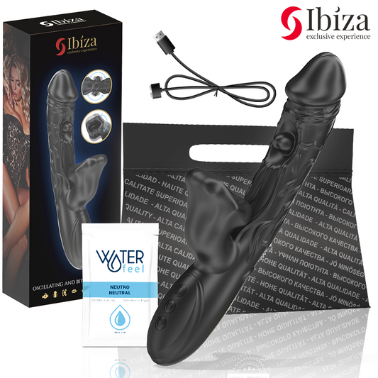 IBIZA - VIBRATOR AND CLITORIS STIMULATOR WITH BITING AND ROTATION EFFECT
