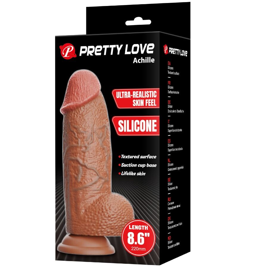 PRETTY LOVE - ACHILLE ULTRA REALISTISK DILDO 22 CM