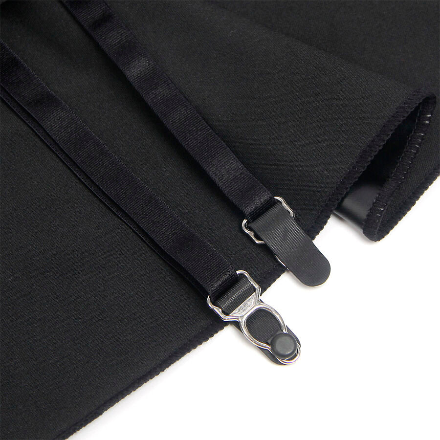 SUBBLIME - 957711 SKINNKJOLE MED BLONDE, GLIDELÅS OG SKINN, SVART L/XL