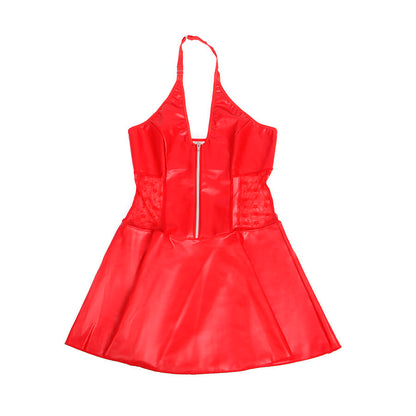 SUBBLIME - 957728 SKINNKJOLE MED BLONDE, GLIDELÅS OG RØD S/M