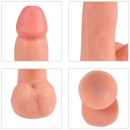 SHEQU - ADAM VIBRATOR DILDO WITH REMOTE CONTROL 21 CM