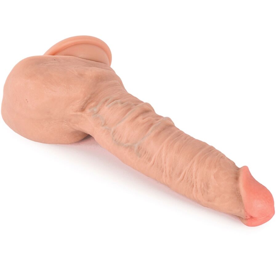 XISE - CLAUDE REALISTISK DILDO MED DOBBEL TETTHETSHET 16,5 CM