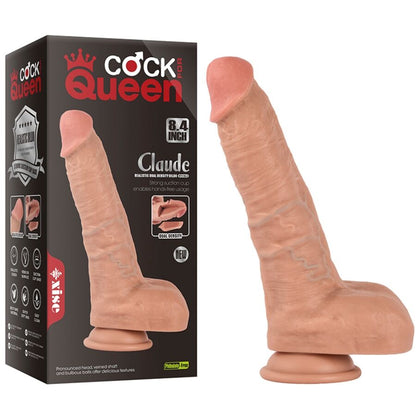 XISE - CLAUDE REALISTISK DILDO MED DOBBEL TETTHETSHET 16,5 CM