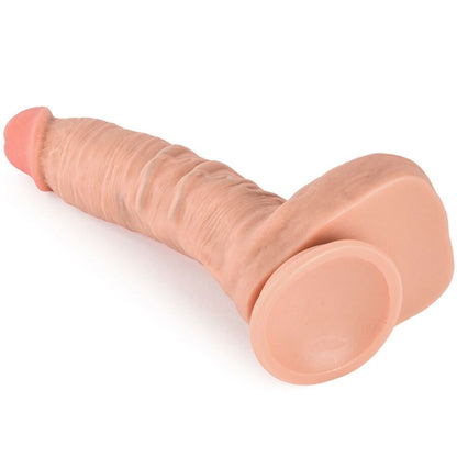 XISE - CLAUDE REALISTISK DILDO MED DOBBEL TETTHETSHET 16,5 CM