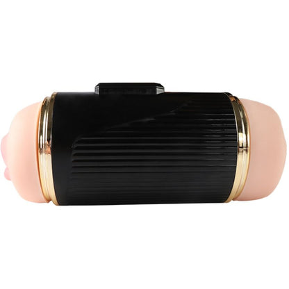 SHEQU - KAY DOBBELMASTURBATOR MED DOBBEL MUNN- OG VAGINAVIBRASJON