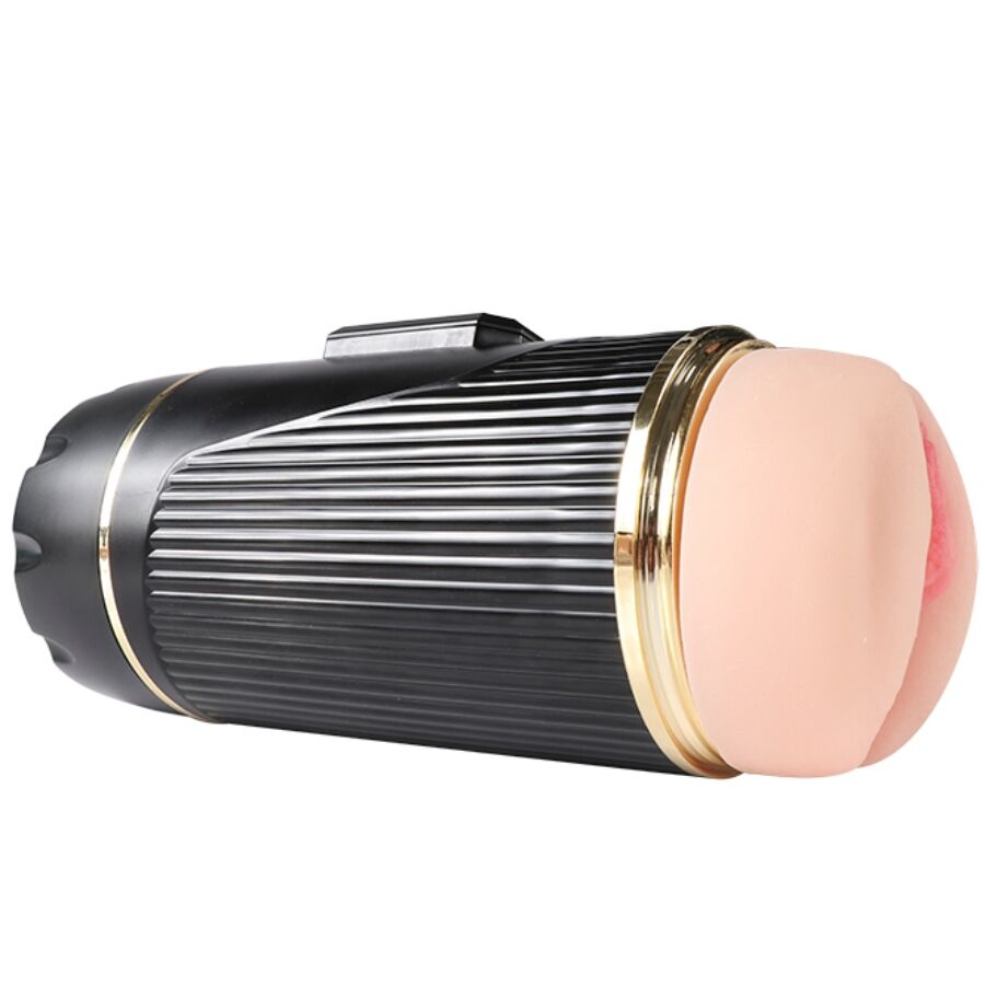 SHEQU - KAY DOBBELMASTURBATOR MED DOBBEL MUNN- OG VAGINAVIBRASJON