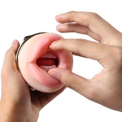 SHEQU - KAY DOBBELMASTURBATOR MED DOBBEL MUNN- OG VAGINAVIBRASJON