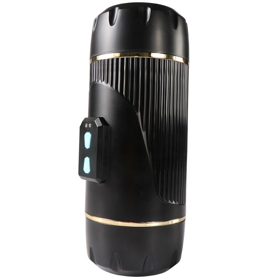 SHEQU - KAY DOBBELMASTURBATOR MED DOBBEL MUNN- OG VAGINAVIBRASJON