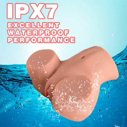 XISE - DANAE THRUSTING REALISTIC VAGINA MASTUBADOR WITH MULTI-POSITION VIBRATION