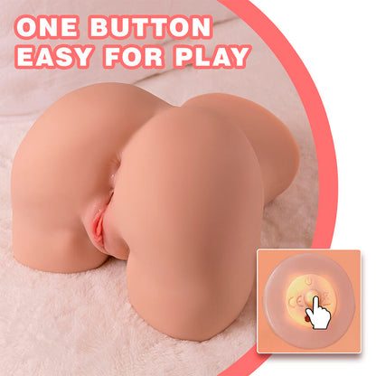 XISE - DANAE THRUSTING REALISTIC VAGINA MASTUBADOR WITH MULTI-POSITION VIBRATION
