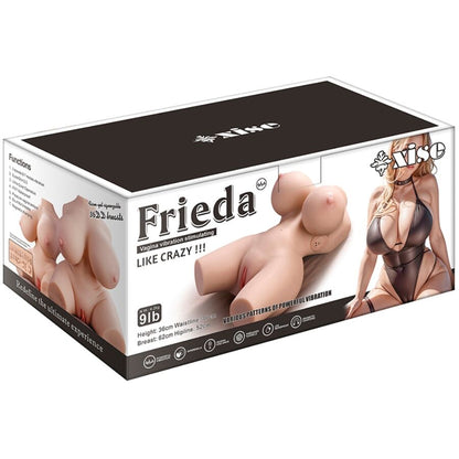 XISE - FRIEDA REALISTIC FEMALE TORSO WITH VIBRATION 36 CM