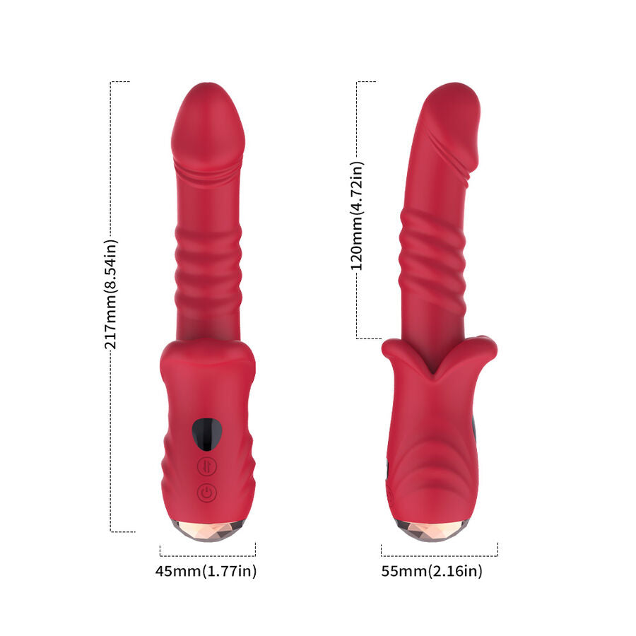 ARMONY - POINT A STIMULERINGSVIBRATOR DILDO RØD